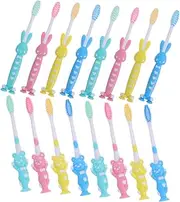 Vaguelly Boys Girls Kids Toothbrush Set 32pcs Soft Bristles Travel Kit Cartoon Brush