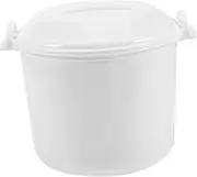 iplusmile 1Set Microwave Rice Cooker Reusable Rice Cooking Container with Lid Asian Rice Cooker for Even Heating Maintains Freshness Flavor for Quick Meals Microwave Oven