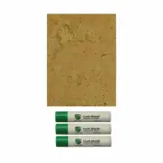 1.2mm Sheet Cork for Clarinet, Saxophone, Etc. with 3 Pack Cork Grease