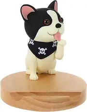 Uonlytech 1Pc Cute Cartoon Dog Desktop Phone Holder Cellphone Stand for Table Decoration Stable Base for Vertical and Horizontal Use Design