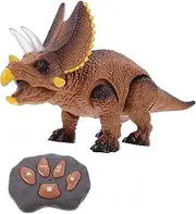 ERINGOGO 1Set Luminous Triceratops Electric Dinosaur with Sound Effects Remote Control Dinosaur Plaything for Compact Portable Educational Present for Ages