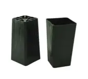 40mm Plastic Tube Pots Square x 500pcs - Propagation, Seedling, Cuttings