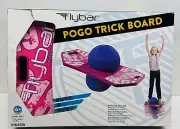 Flybar Pogo Ball for Kids, Jump Trick Bounce Board with Pump and Strong Grip