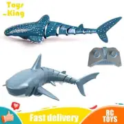 2.4G Simulation Remote Control Animals with Lights Robots Spray Water Shark Toy