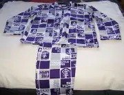 Fremantle Dockers AFL Mens Printed 2 Piece Flannel Pyjama Set Size L New