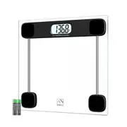 FITINDEX Bathroom Scale for Body Weight Digital Weighing Scale Large LCD Display