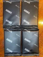 (4) Wild Card Matte Football Card BLACK Promo Packs look for Numbered & Auto!