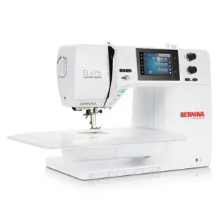 【BERNINA】觸控式高階電腦縫紉機 B475QE(彩色觸控螢幕/大輔助板/40種拼布花樣)