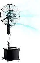 DYUNCZ Spray Fan, Water Fans, Industrial Misting Pedestal Fan with 3 Speeds, 42L Water Tank, Adjustable Height, for Patios (71cm/28)