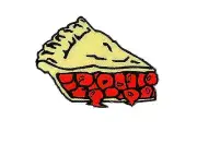 Patch embroidered iron on cloth badges kawaii biker applique pie cake cherry