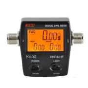 NISSEl RS50 SWR Tester WATT Meter SO239 125-525 Mhz for HAM Radio Compact Tester