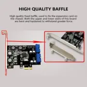 USB PCIe Card 4 Port PCIE to USB Expansion Adapter Internal Expansion