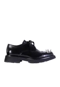 在飛比找ZALORA購物網優惠-Alexander McQueen Studded Blac