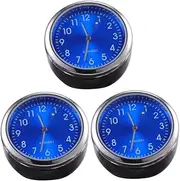 ULTECHNOVO 3 Pcs Car Clock Luminous Quartz Clock Vehicle Clock Car Dashboard Clock Car Mounted Clock Luminous Clock Abs