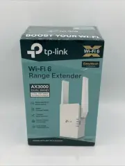 TP-Link - AX3000 Dual-Band Wi-Fi 6 Range Extender WHITE EASY MESH SEALED NEW