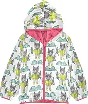 [Caihoyu] Girls Sherpa Lined Hoodie Neutral Baby Girl Clothes Toddler Boy Winter Jacket