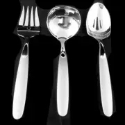 PARADOX by Oneida 3 Piece Serving Set NEW NEVER USED 18/10 Stainless made USA