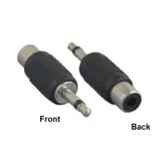 KNTK 3.5mm 1/8" AUX to RCA Male/Female Audio Adapter Mono Car Tablet Phone CD PC