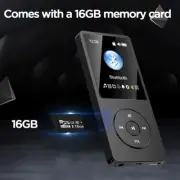 Bluetooth MP3 MP4 Media Player Voice Recorder FM Radio HiFi Music Speaker 16GB