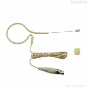 Beige Condenser Microphone For Shure Wireless Headset Mini TA4F 4Pin Microphones