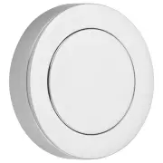Blank Rose Round Polished Chrome