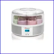 Automatic Digital Yogurt Maker with 7 Glass Jars - Probiotic Rich Yogurt at Home