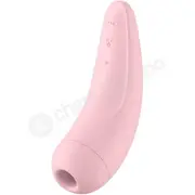 Satisfyer Curvy 2+ Pink App Controlled Vibrating Clitoral Stimulator