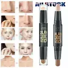2 Natural Makeup Face Contour Eye Cream Foundation Pen Concealer Highlight Stick