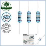 100pcs 200K Ohm Metal Film Resistors 1/2W Tolerance for Electronics Projects