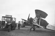 Inauguration Joseph-le-Brix airport Rennes France July 28 1933 Old Photo
