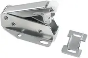 5 Sets Mini Automatic Rebound Cabinet Door Lock Push to Open Latch, Elephant Trunk Cabinet Pusher for Wardrobe and Kitchen, Stainless Steel with Thickened Spring Mechanism