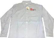 Rare Vintage Ikon Copiers Printers Ricoh Company 20 Years Dress Shirt New MEDIUM
