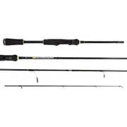 Majorcraft Carbon Fishing Rod BassPara X Series 2 Piece 6ft 3 Inch Spinning Fast 1/8-3/8oz