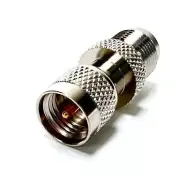 2pcs RF Coax Adapter Mini UHF Male Plug to TNC Female Jack Nickel Plated