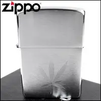 在飛比找PChome24h購物優惠-【ZIPPO】美系~Leaf Design-大麻葉圖案自動雕