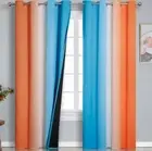 Estelar Textiler Blackout Curtains 96 Inches Long, Full Light Blocking Gradient