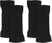 GSHLLO 2 Pairs Arm Slimming Shaper Wrap Elastic Compression Arm Sleeves Tattoo Cover Up Sleeves Soft Breathable Elbow Covers