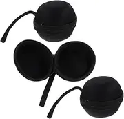 3pcs Storage Bag Fitness Gyro Ball Case Protective Gyro Ball Pouch Eva Storage Pouch Black Eva