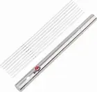 304 Premium Stainless Steel Meat Skewer Tube Kebab Satay Flat Skewers (30PC)