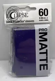 60 ULTRA PRO ECLIPSE ROYAL PURPLE SMALL PRO-MATTE DECK PROTECTOR Card Sleeves