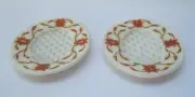 Marble Soap Dish / Handmade Soap Case Set of 2 Pieces / Soap Holder 4.5 x 3.5"
