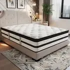 Double Bed Mattresses Size Euro Top Pocket Spring Foam Comfort Medium Firm 34CM