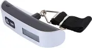 FELTECHELECTR 1pc Portable Scale Mini Digital Scale Strap Hanging Scale Hand Held Scale Portable Weighing Tool Silver