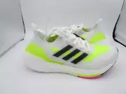 Adidas Ultraboost 21 J Kids GS 7 White Solar Yellow Sneaker Running Shoes FZ2929