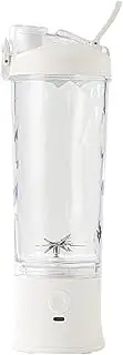Personal Blender Portable | 600ml Protein Shaker Bottle - Electric Detachable Multi-Use Blender Rechargeable for Gym Nutrition Meal Prep Dorm Camping Trips