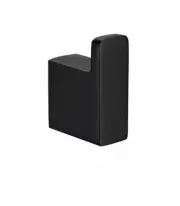 Eden Matt Black Robe Hook