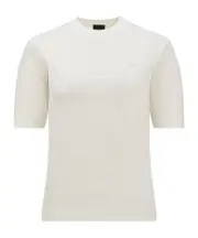 Moncler Silicone Logo Patch T-Shirt S,XL,XS,L,M white