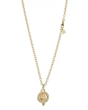 Temple St. Clair 18K Gold 10mm Angel Pendant with Diamond Pave OS
