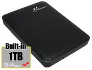 Avolusion 1TB USB 3.0 (MacOS Pre-Formatted) Portable External Hard Drive