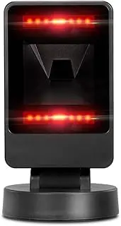 Scanning Platform 1D/2D B ode Scanner USB Wired Bar Code Scanner for Supermarket Restaurant Books Retail S Warehouse Black One Size
